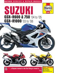 Book Cover for Suzuki GSX-R600/750 Motorcycle Repair Manual by 