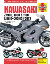 Book Cover for Kawasaki ZX900, 1000 & 1100 Liquid Cooled Fours Motorcycle Repair Manual by 
