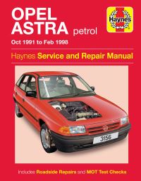 Book Cover for Opel Astra Petrol Owner's Workshop Manual by 