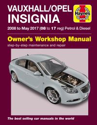 Book Cover for Vauxhall/Opel Insignia Owner's Workshop Manual by 