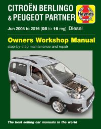 Book Cover for Citroën Berlingo & Peugeot Partner Diesel Owners Workshop Manua 2008-2016 by Pete Gill