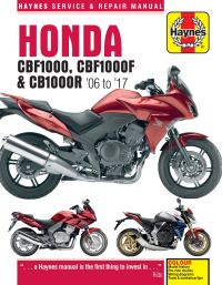 Book Cover for Honda CBF1000 & CB1000R ('06 To '16) by Matthew Coombs