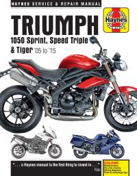 Book Cover for Triumph 1050 Sprint, Speed Triple & Tiger (05 - 15) by Phil Mather