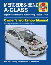 Book Cover for Mercedes-Benz A-Class (Sept '12-May '18) by Martynn Randall