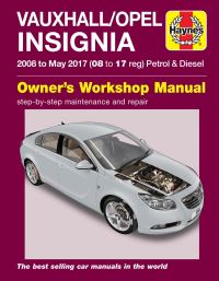 Book Cover for Vauxhall/Opel Insignia ('08-May 17) 08 to 17 Reg by 
