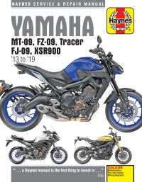 Book Cover for Yamaha MT-09, FZ-09, Tracer, FJ-09, XSR900 (03-19) by Matthew Coombs