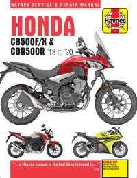 Book Cover for Honda CB500F/X & CBR500R Update (13 -20) by Matthew Coombs