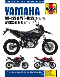Book Cover for Yamaha MT-125 & YZF-R125 (14-18), WR125R/X (09-15) by Matthew Coombs