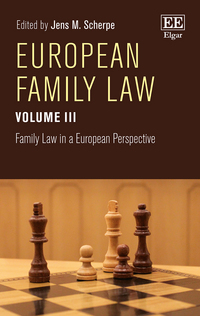 Book Cover for European Family Law Volume III by Jens M Scherpe