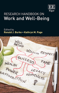 Book Cover for Research Handbook on Work and Well-Being by Ronald J Burke, Kathryn M Page