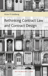 Book Cover for Rethinking Contract Law and Contract Design by Victor P Goldberg