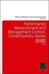 Book Cover for Performance Measurement and Management Control by Marc J Epstein, Frank Verbeeten, Sally K Widener