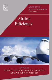 Book Cover for Airline Efficiency by John D Bitzan, James Peoples, Wesley W Wilson