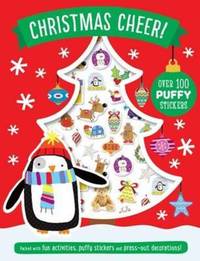 Book Cover for Christmas Cheer Puffy Sticker Book by Stuart Lynch