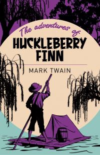 Book Cover for The Adventures of Huckleberry Finn by Mark Twain