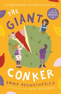 Book Cover for The Giant Conker by Emma Beswetherick