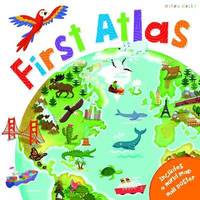 Book Cover for First Atlas by Philip Steele, Clive Carpenter