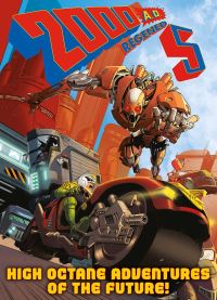 Book Cover for 2000 AD Regened Volume 5 by Liam Johnson, Karl Stock, James Peaty, Gordon Rennie