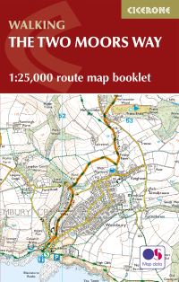Book Cover for Two Moors Way Map Booklet by Sue Viccars
