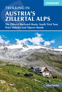 Book Cover for Trekking in Austria's Zillertal Alps by Allan Hartley