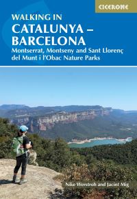 Book Cover for Walking in Catalunya - Barcelona by Nike Werstroh, Jacint Mig
