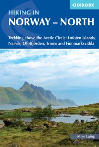 Book Cover for Hiking in Norway. North by Mike Laing
