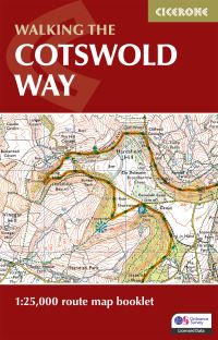 Book Cover for The Cotswold Way Map Booklet by Kev Reynolds