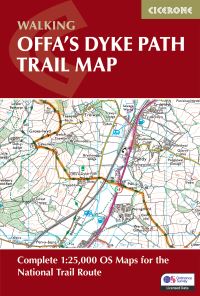 Book Cover for Offa's Dyke Path Trail Map by Mike Dunn