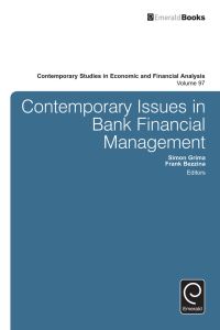 Book Cover for Contemporary Issues in Bank Financial Management by Simon Grima, Frank Bezzina