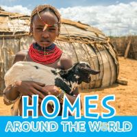 Book Cover for Homes Around the World by Joanna Brundle