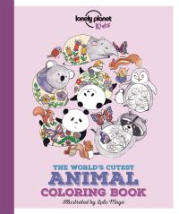 Book Cover for The World's Cutest Animal Colouring Book by Lulu Mayo