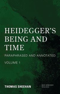 Book Cover for Heidegger's Being and Time by Thomas Sheehan