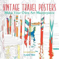 Book Cover for Vintage Travel Posters (Art Colouring Book) by Daisy Seal
