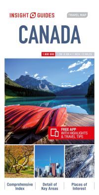 Book Cover for Insight Guides Travel Map Canada by Insight Guides