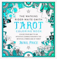 Book Cover for The Watkins Rider-Waite-Smith Tarot Coloring Book by Avril Price