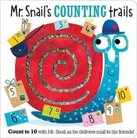Book Cover for Mr. Snail's Counting Trails by Stuart Lynch