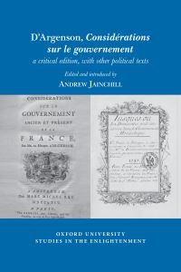 Book Cover for Considérations Sur Le Gouvernement by Argenson, Argenson