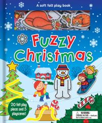 Book Cover for Fuzzy Christmas by Kate Thomson