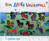 Book Cover for Ten Little Unicorns by Susie Linn