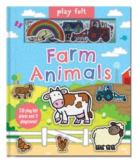 Book Cover for Play Felt Farm Animals - Activity Book by Erin Ranson