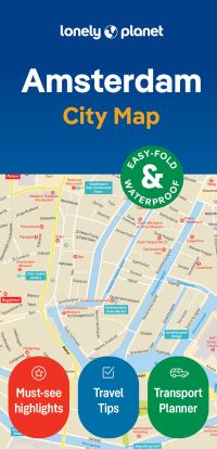 Book Cover for Lonely Planet Amsterdam City Map by Lonely Planet