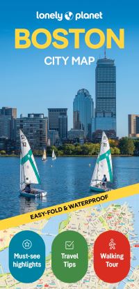 Book Cover for Lonely Planet Boston City Map by Lonely Planet