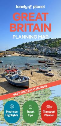 Book Cover for Lonely Planet Great Britain Planning Map by Lonely Planet