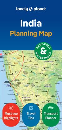 Book Cover for Lonely Planet India Planning Map by Lonely Planet