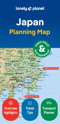 Book Cover for Lonely Planet Japan Planning Map by Lonely Planet