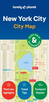 Book Cover for Lonely Planet New York City Map by Lonely Planet