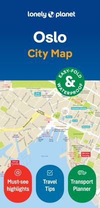 Book Cover for Lonely Planet Oslo City Map by Lonely Planet