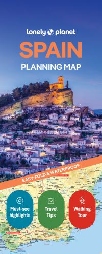 Book Cover for Lonely Planet Spain Planning Map by Lonely Planet