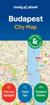 Book Cover for Lonely Planet Budapest City Map by Lonely Planet