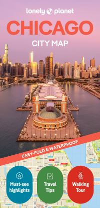 Book Cover for Lonely Planet Chicago City Map by Lonely Planet